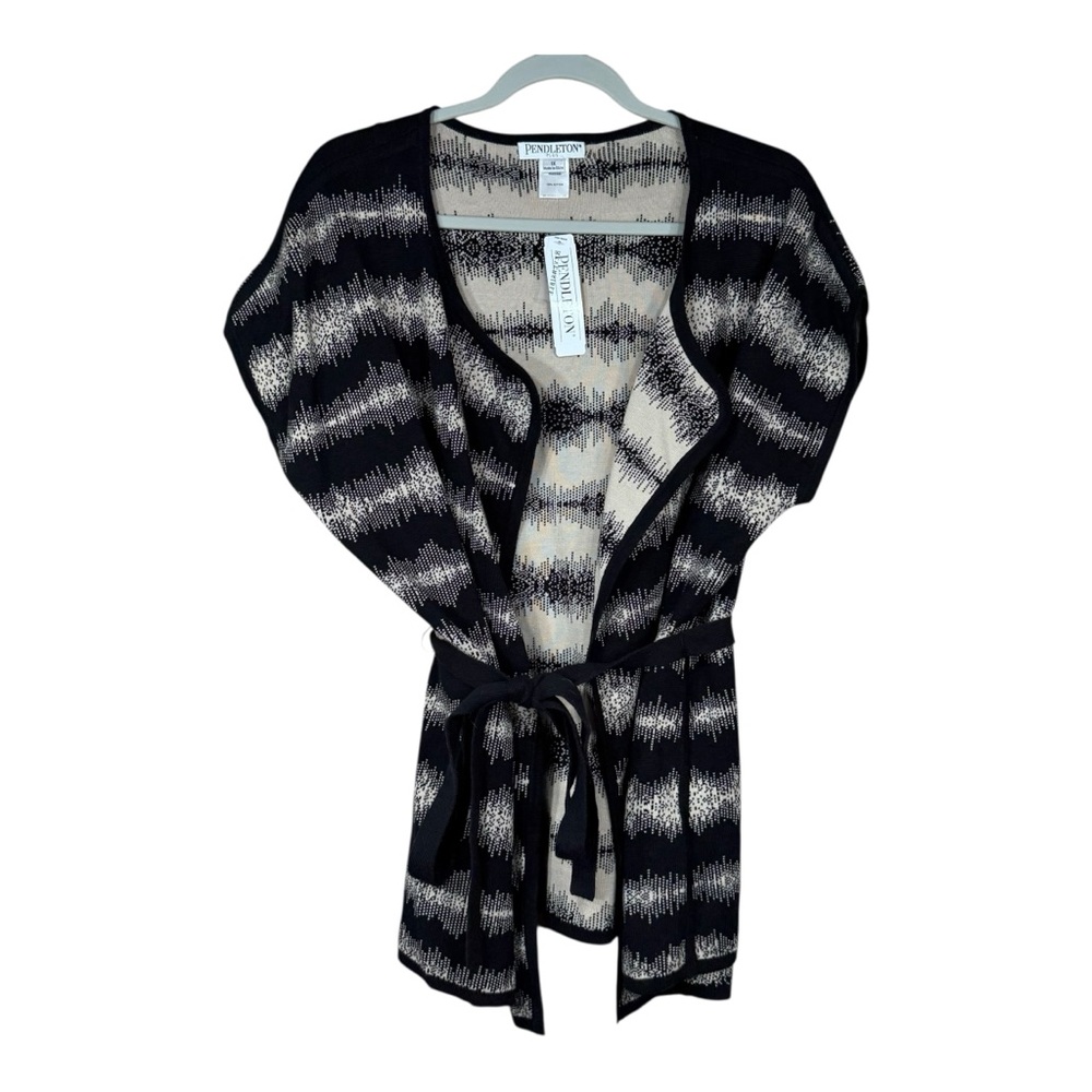 New With Tags Pendleton Plus Reversible 100% Cotton Belted Sweater Size 1X